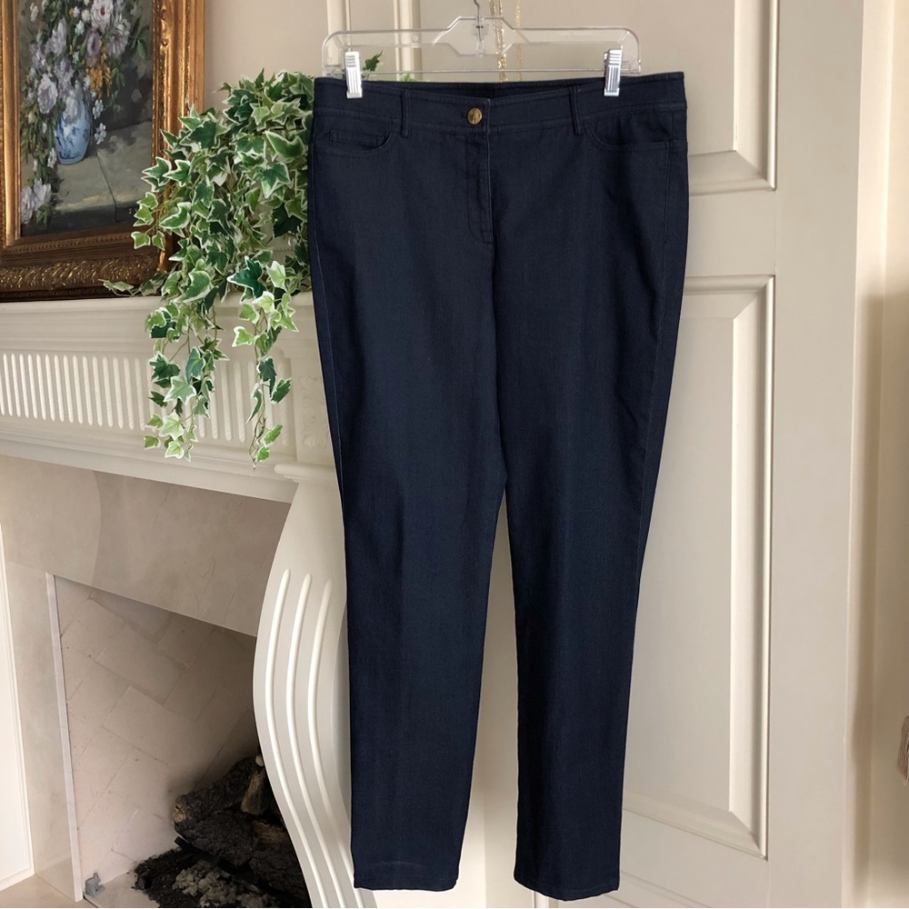 Worth Collection Dark Wash Dressy Jeans Size 8